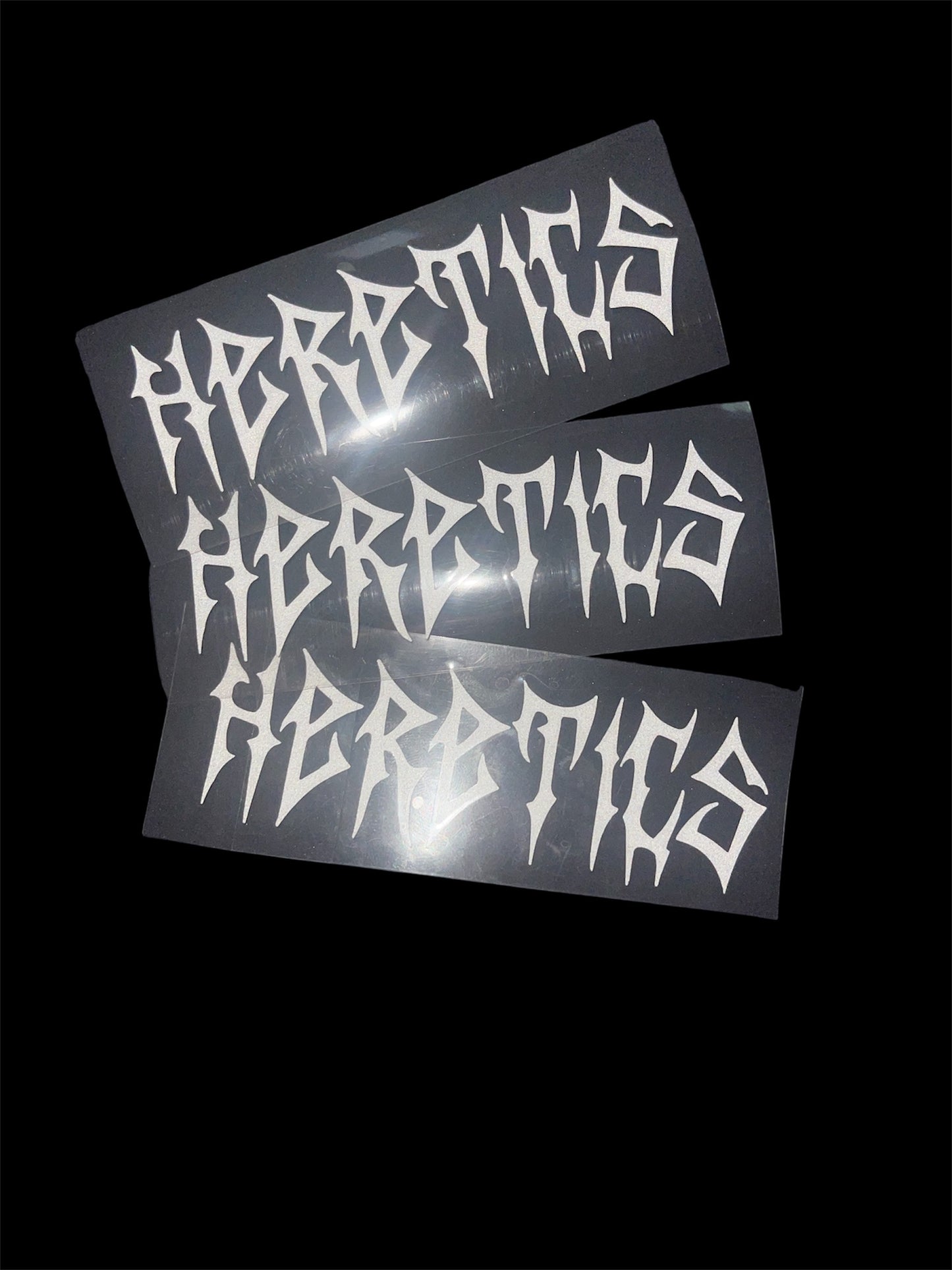 HERETICS REFLECTIVE STICKER
