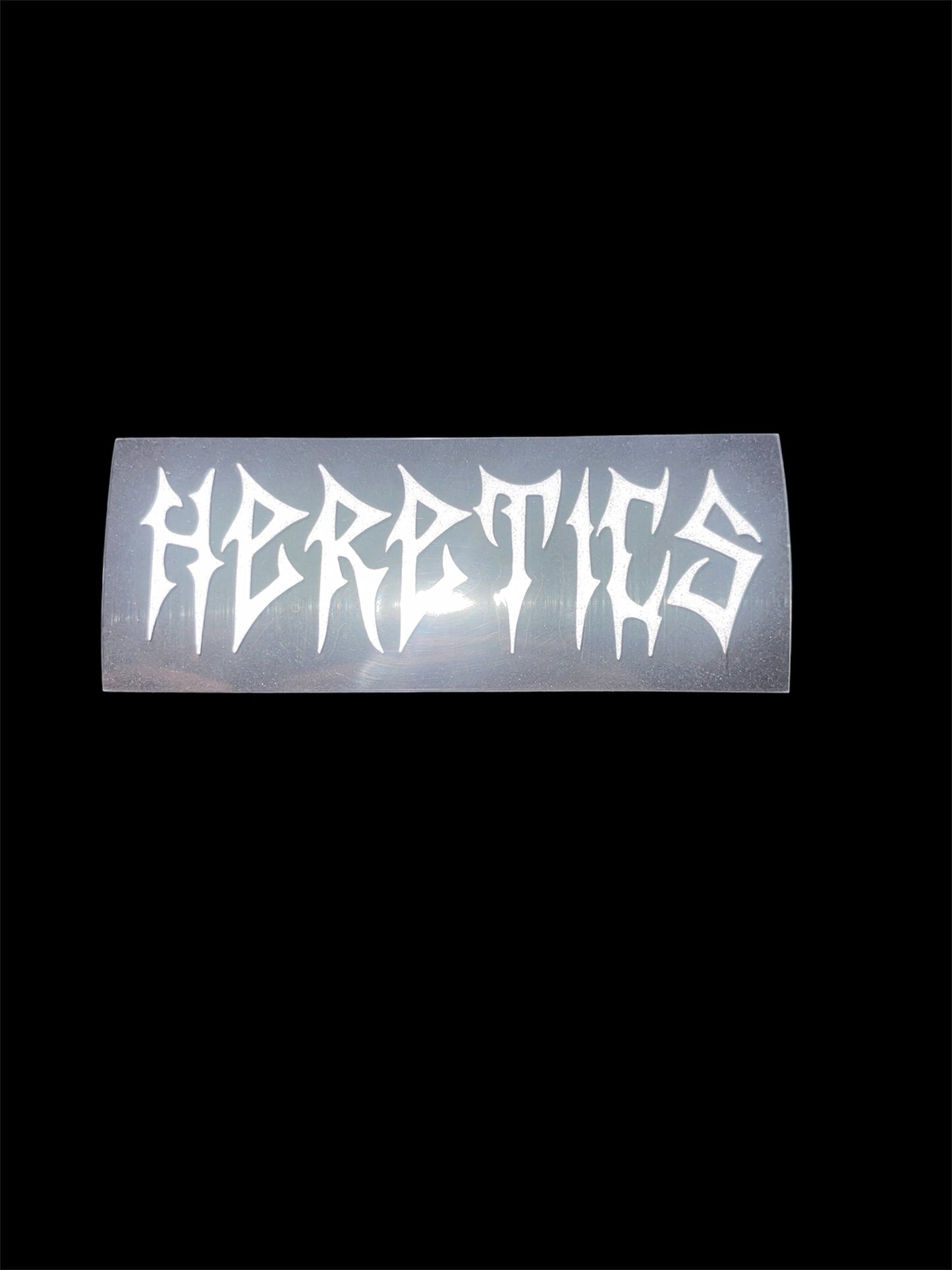 HERETICS REFLECTIVE STICKER