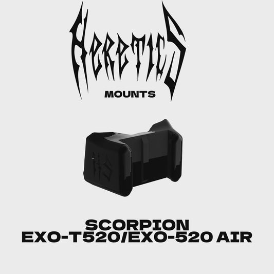 Heretics Chin Mount for SCORPION EXO-T520/EXO-520 AIR